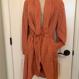 Max Jeans Terracotta Open Front Jacket